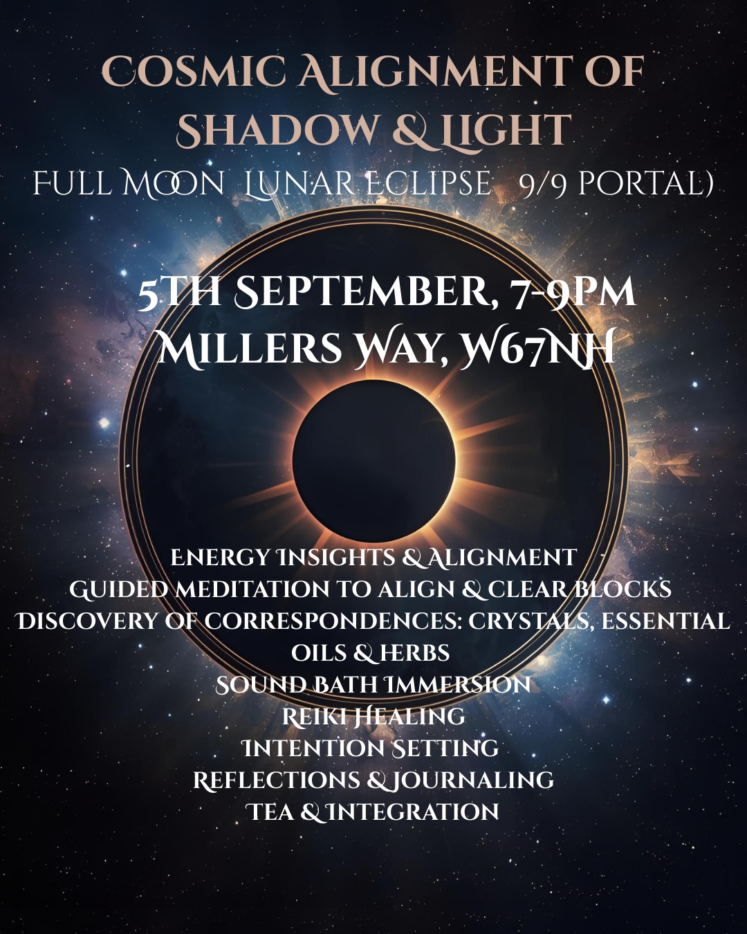 Cosmic Alignment of Shadow &amp; Light